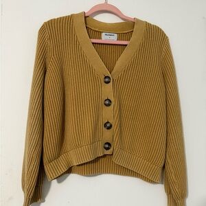 Old Navy Women's Golden Cardigan Sweater